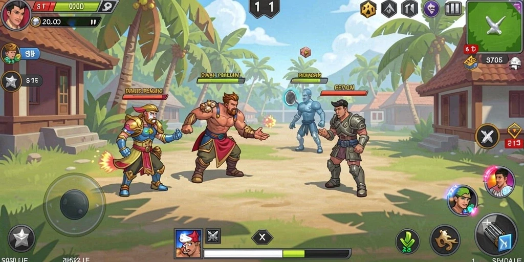 hit9 - Tangkapan layar yang menunjukkan karakter baru yang menarik.